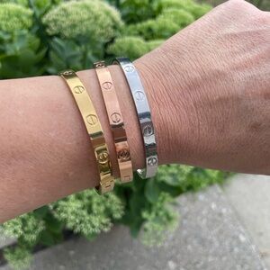 LUXURY SCREW BRACELET LOVE BANGLE BRACELET MEDIUM MODEL STYLE